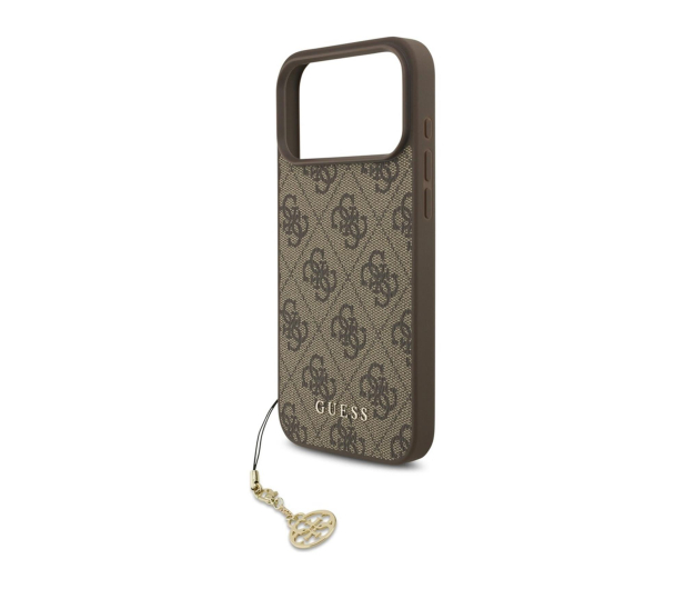 Guess 4G Charms Collection MagSafe do iPhone 17 Pro Max brązowy - 1365477 - zdjęcie 4